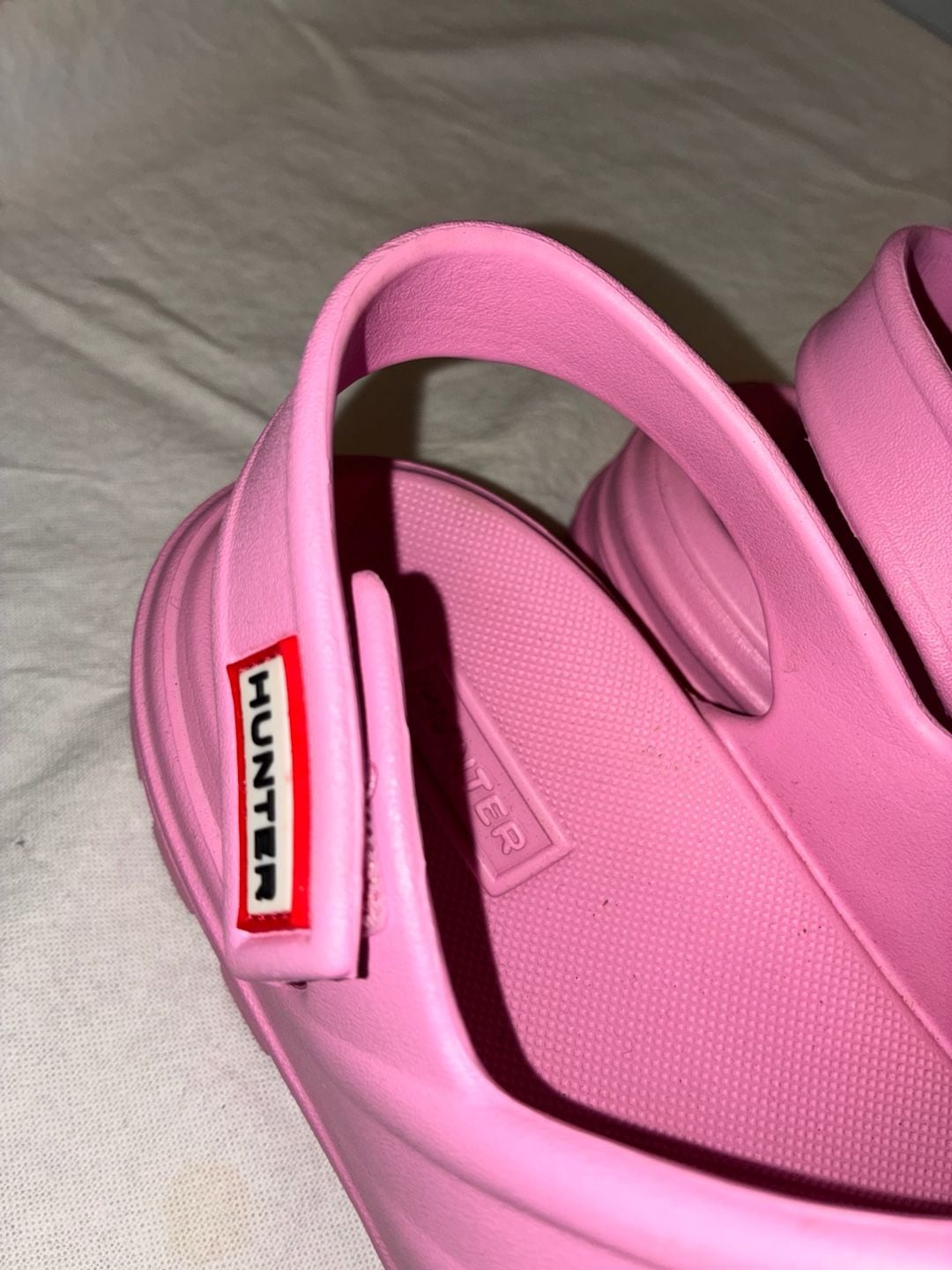 Hunter Women's Original Lightweight Platform Sandals Pink Size US 8 7