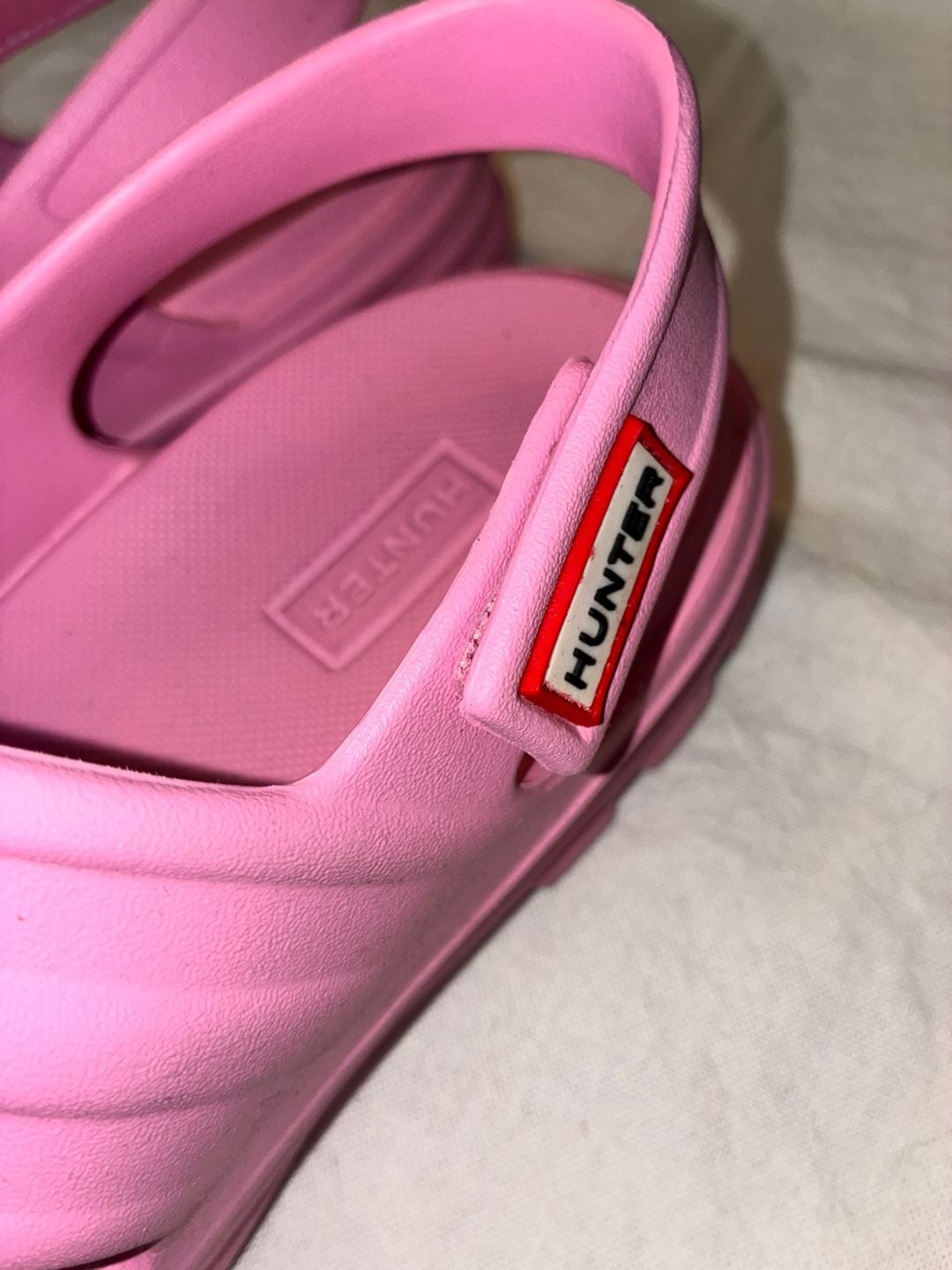 Hunter Women's Original Lightweight Platform Sandals Pink Size US 8 9