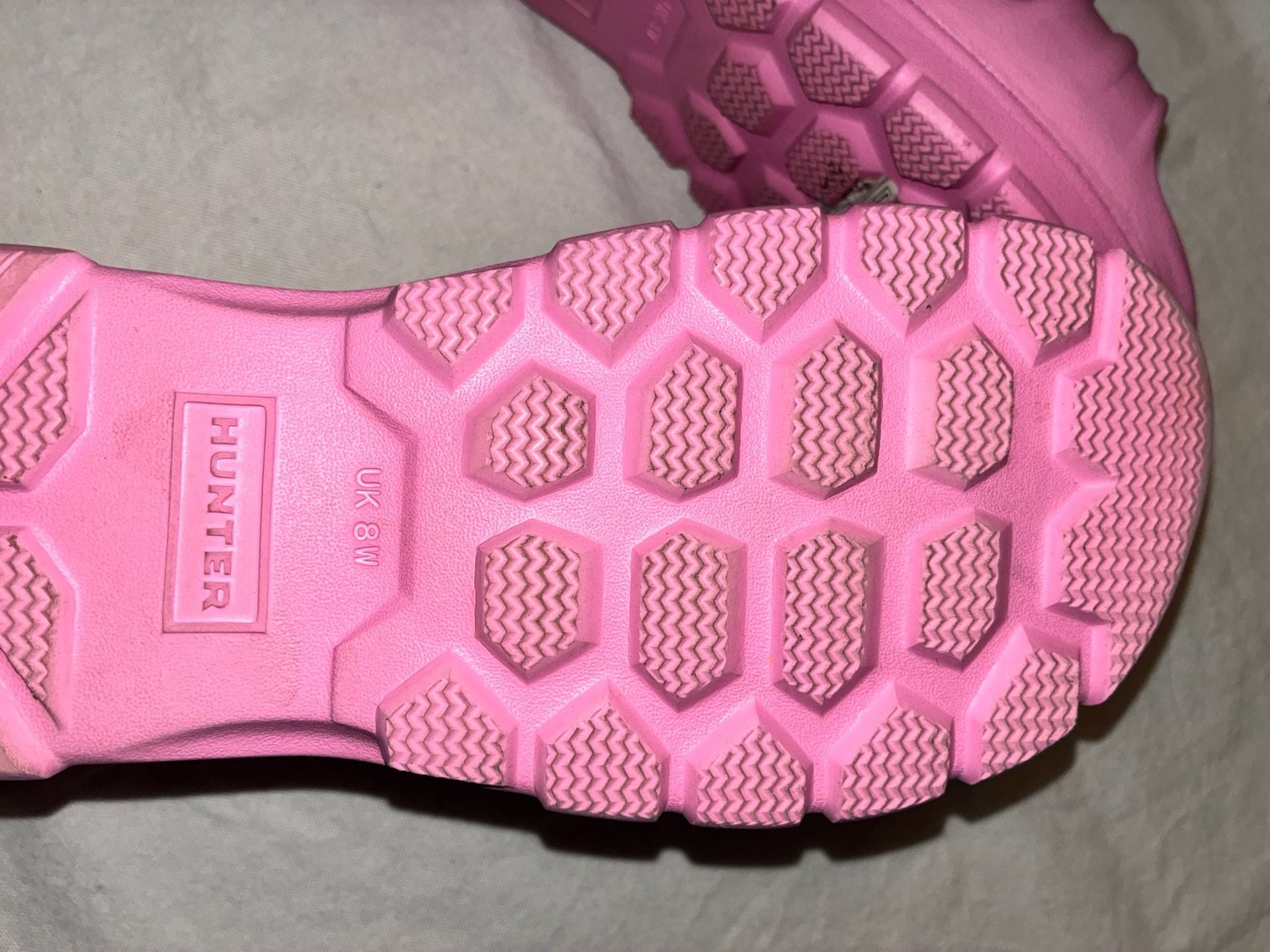 Hunter Women's Original Lightweight Platform Sandals Pink Size US 8 10
