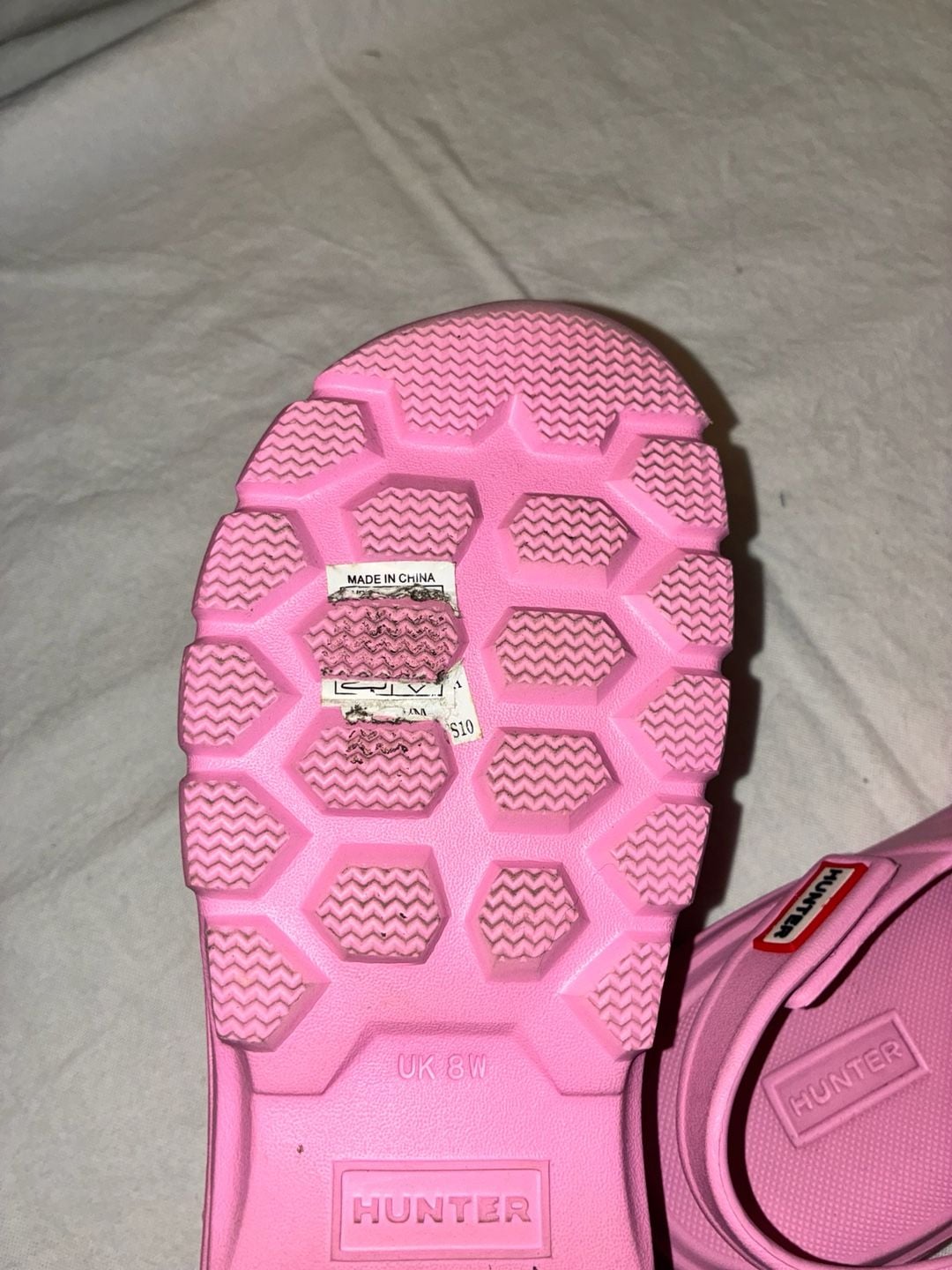 Hunter Women's Original Lightweight Platform Sandals Pink Size US 8 11