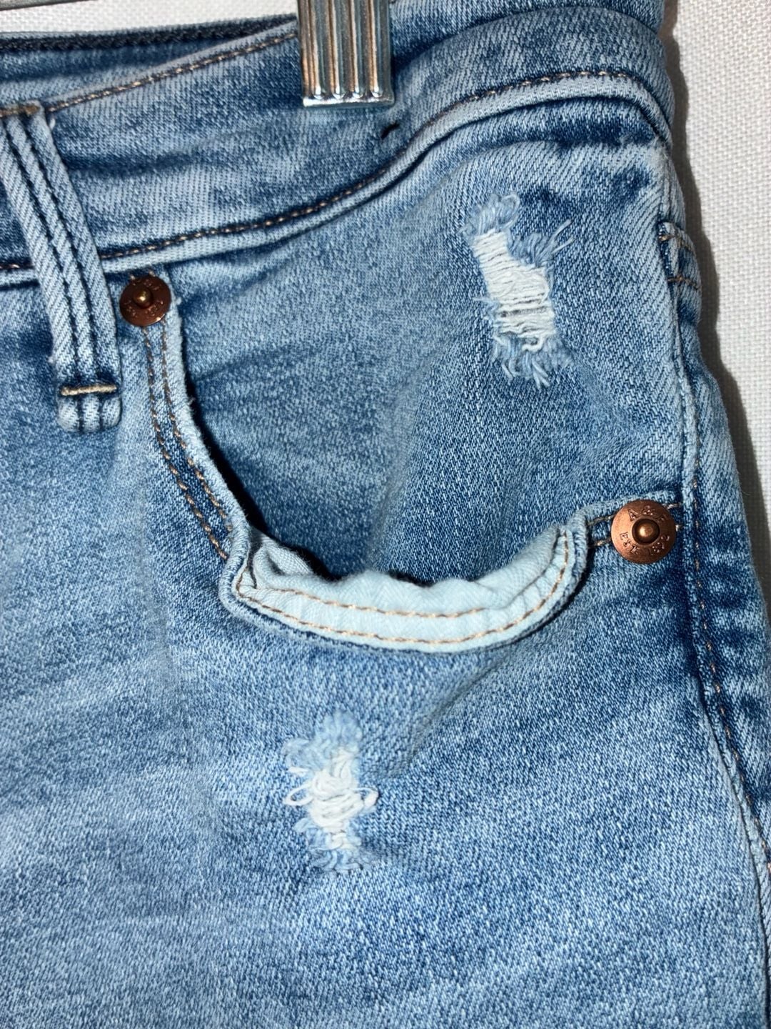 Abercrombie & Fitch High Rise Super Skinny Ankle Jeans Size 30/10S 6