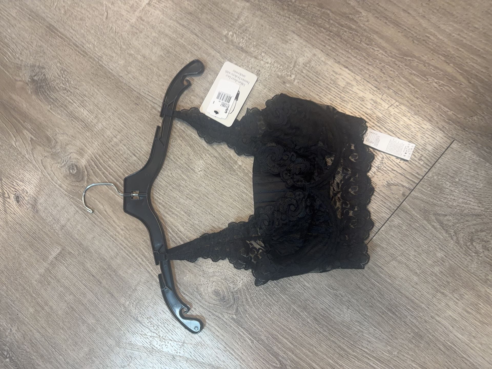 Intimissimi Milan Sheer Lace Bustier Bralette Black Size S 2