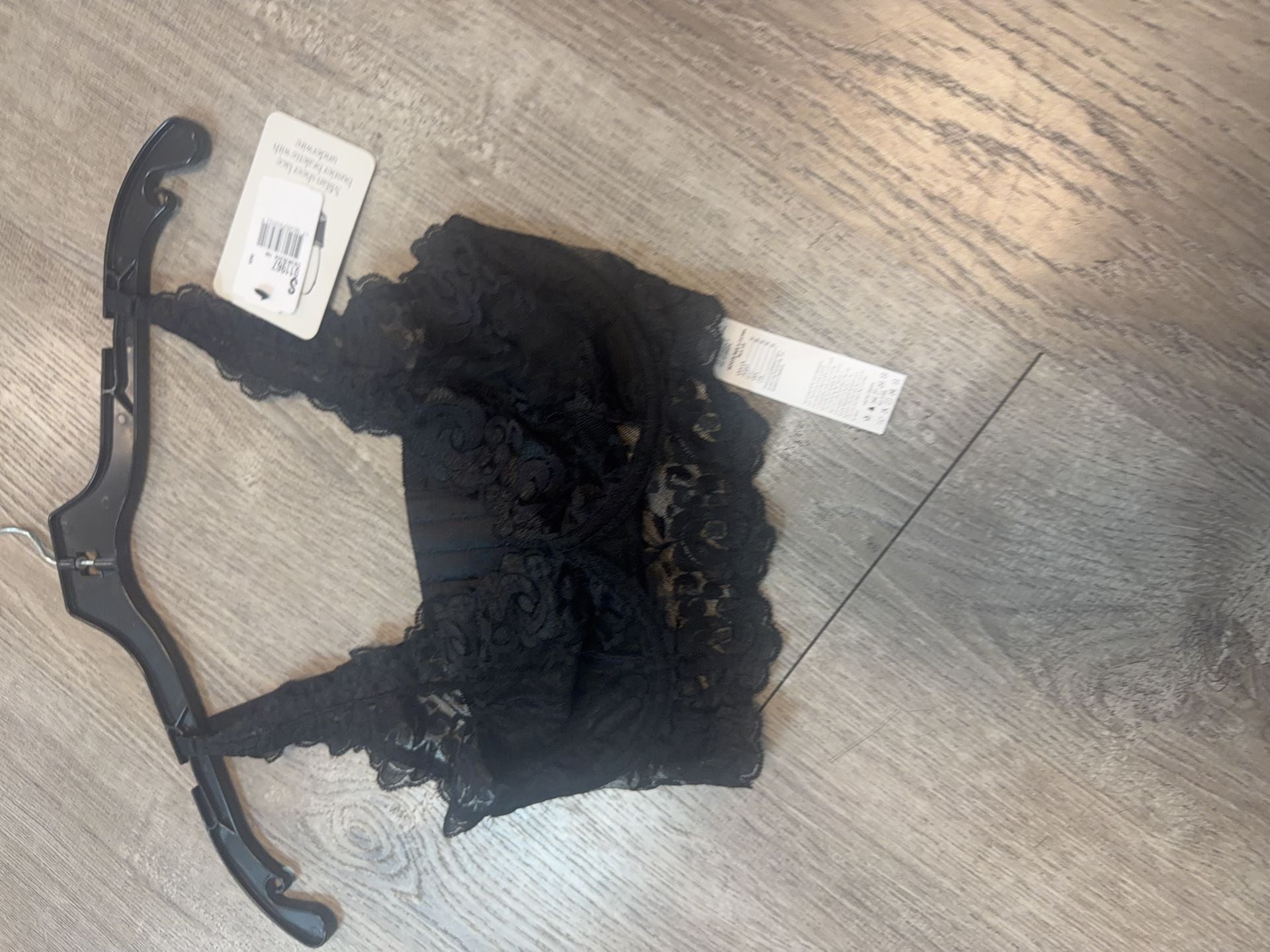 Intimissimi Milan Sheer Lace Bustier Bralette Black Size S 5