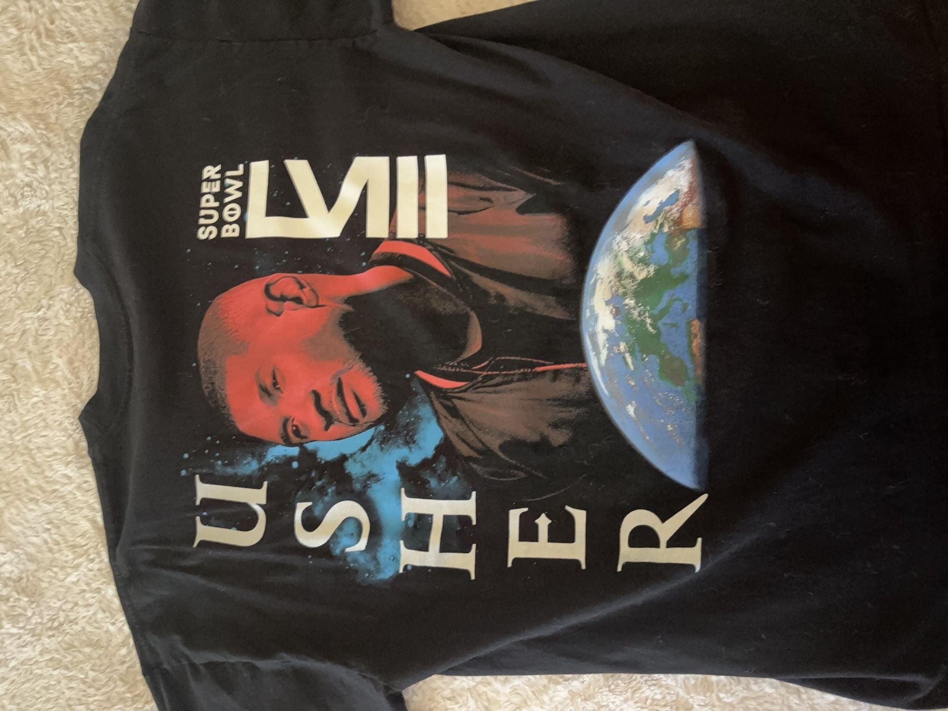 Mitchell & Ness Usher Super Bowl LVIII Halftime Show Graphic T-Shirt 7