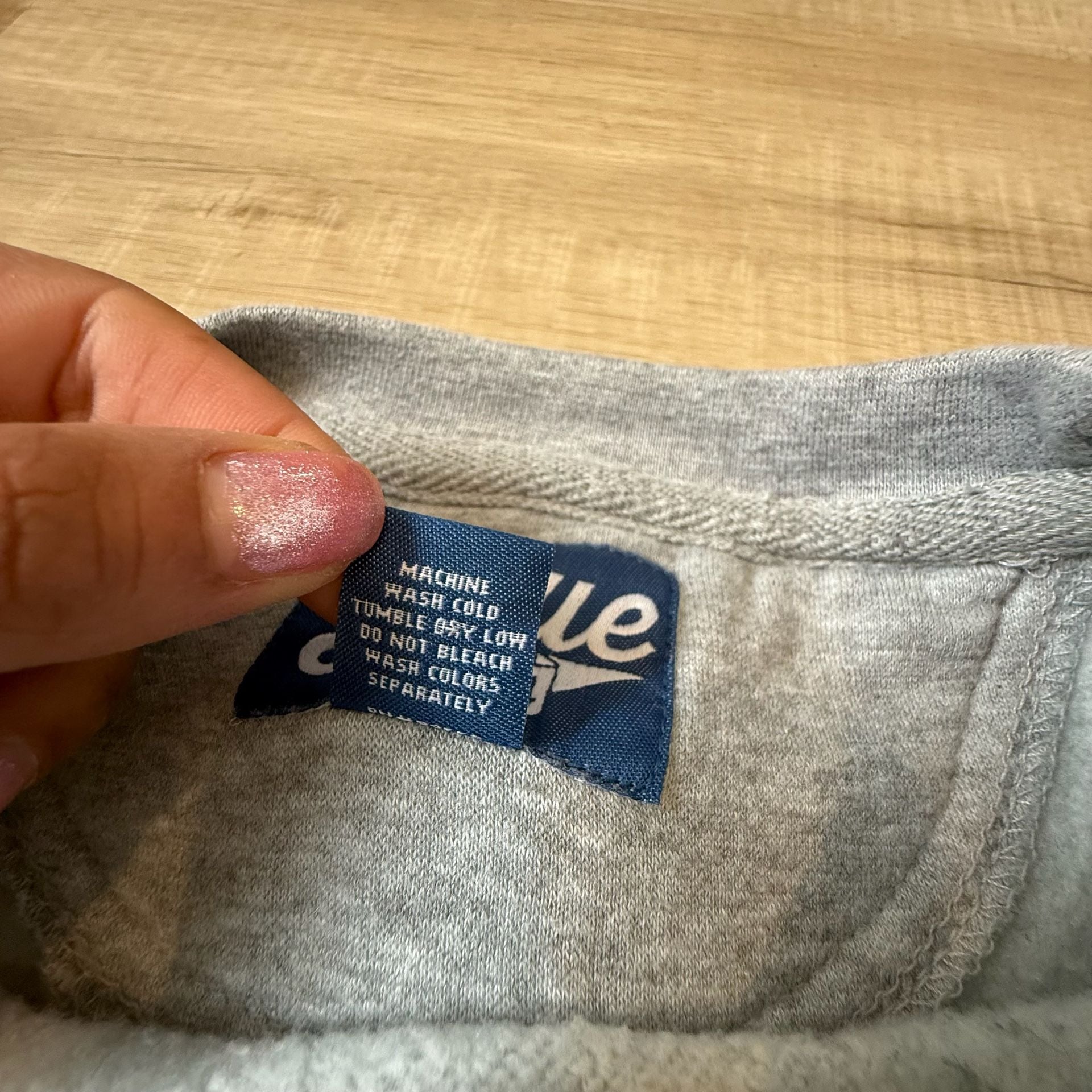 Vtg Y2K Blue 84 Glacier National Park Graphic Crewneck Sweatshirt Size Large 6