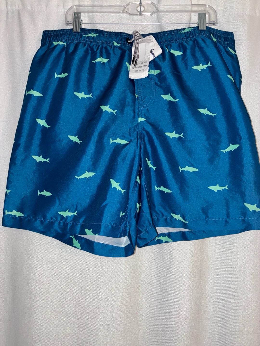 Maamgic Men's Shark Print Swim Trunks Size XXL 2