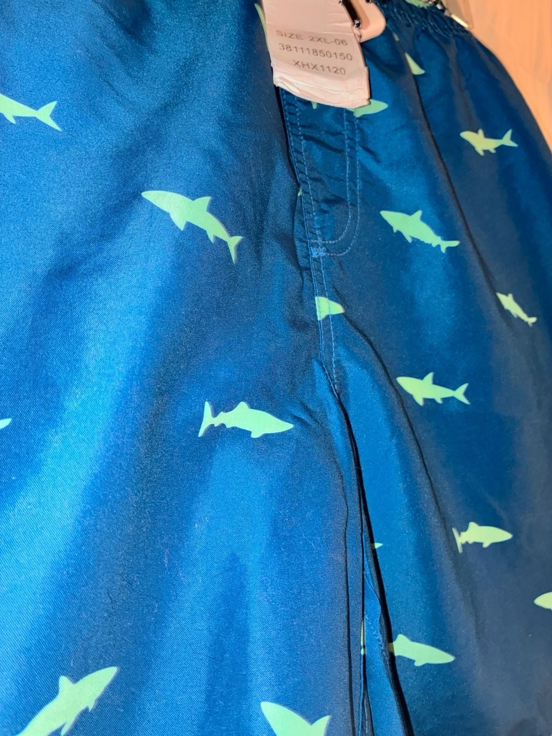 Maamgic Men's Shark Print Swim Trunks Size XXL 3
