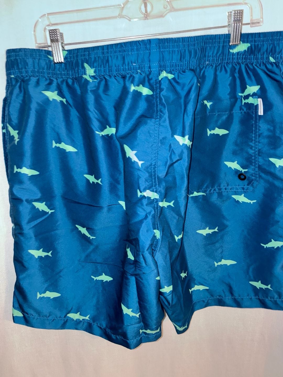 Maamgic Men's Shark Print Swim Trunks Size XXL 7