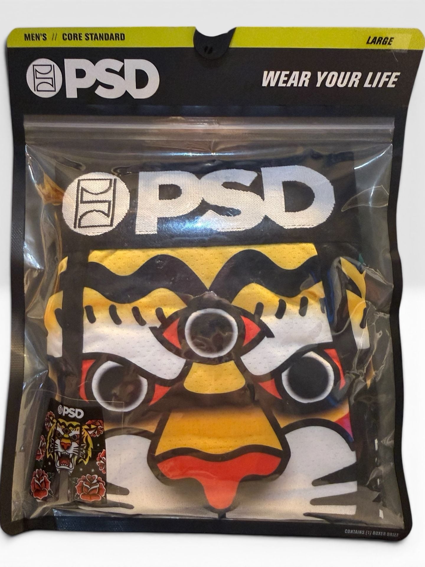 PSD Men's 3 Eyed Ink Boxer Briefs Size Large 1