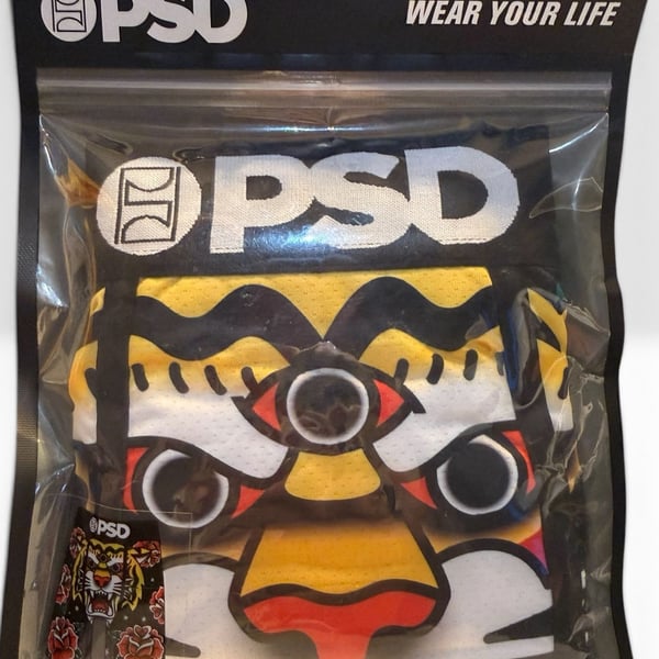 PSD Men's 3 Eyed Ink Boxer Briefs Size Large