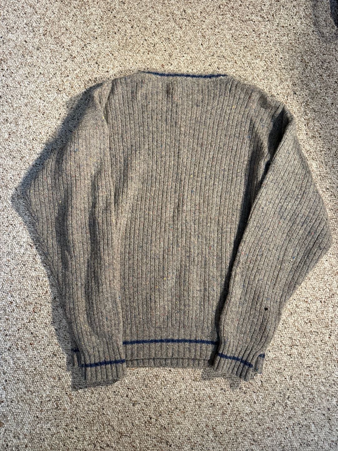 Arrow Dover Vintage Wool Blend Cable Knit Sweater Size L 7