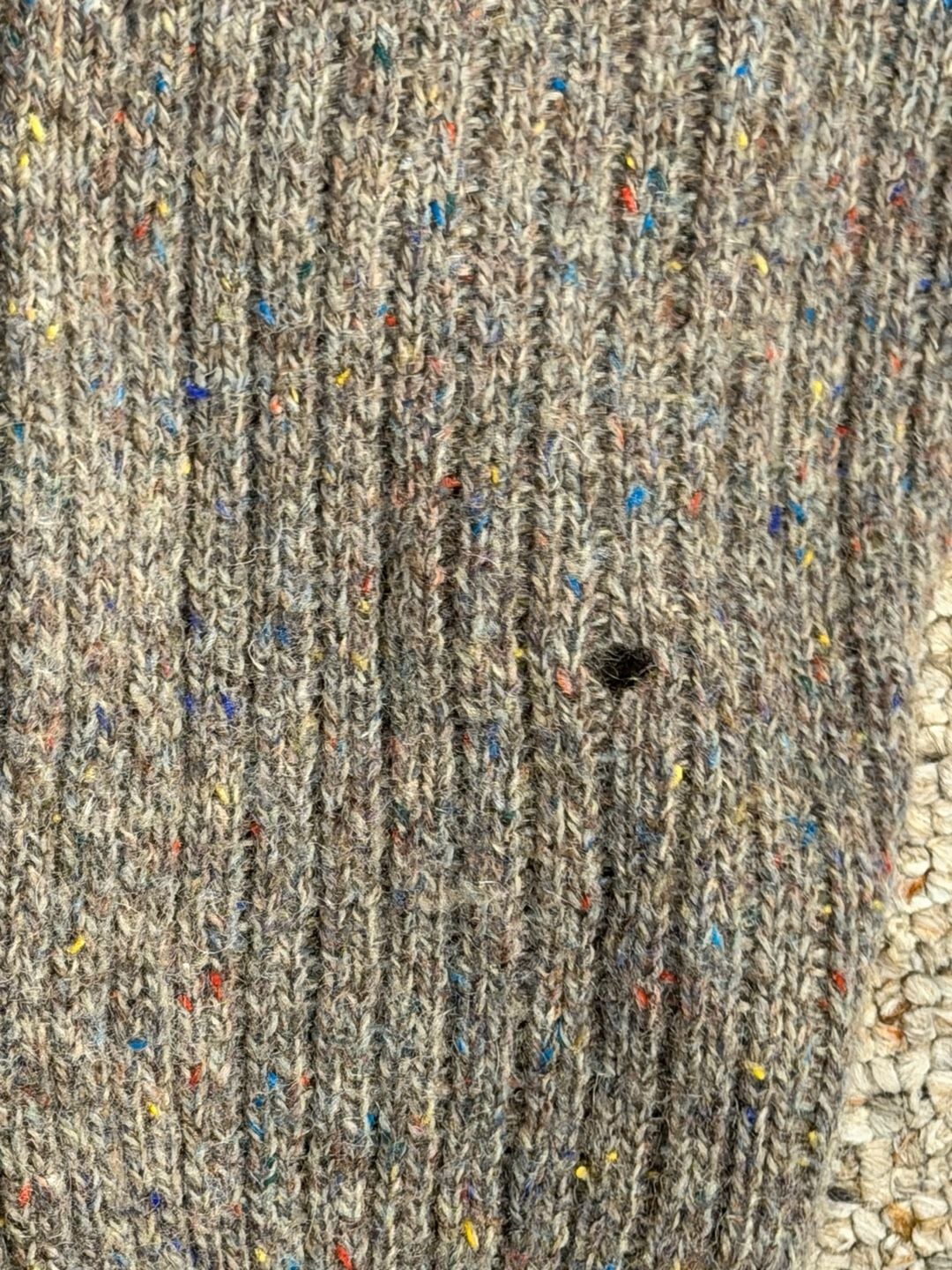 Arrow Dover Vintage Wool Blend Cable Knit Sweater Size L 8