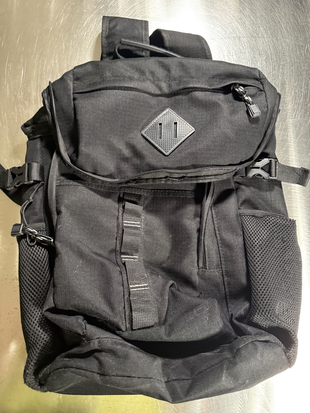Eastsport Black Utility Backpack with Mesh Pockets 2