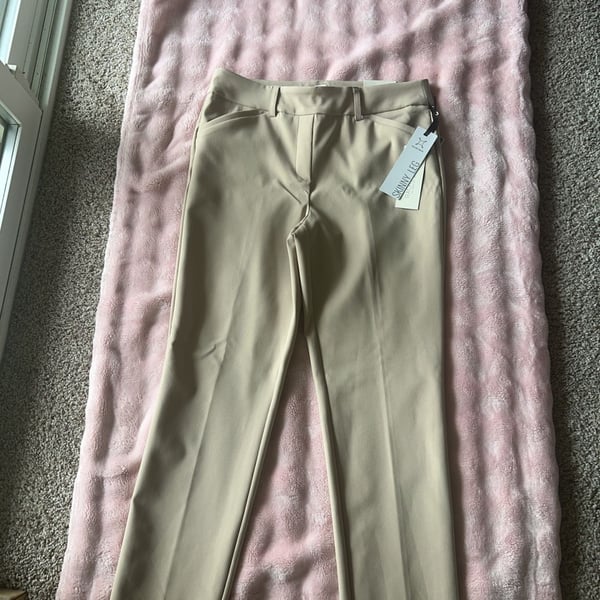 Rachel Zoe Skinny Leg Dress Pants Tan