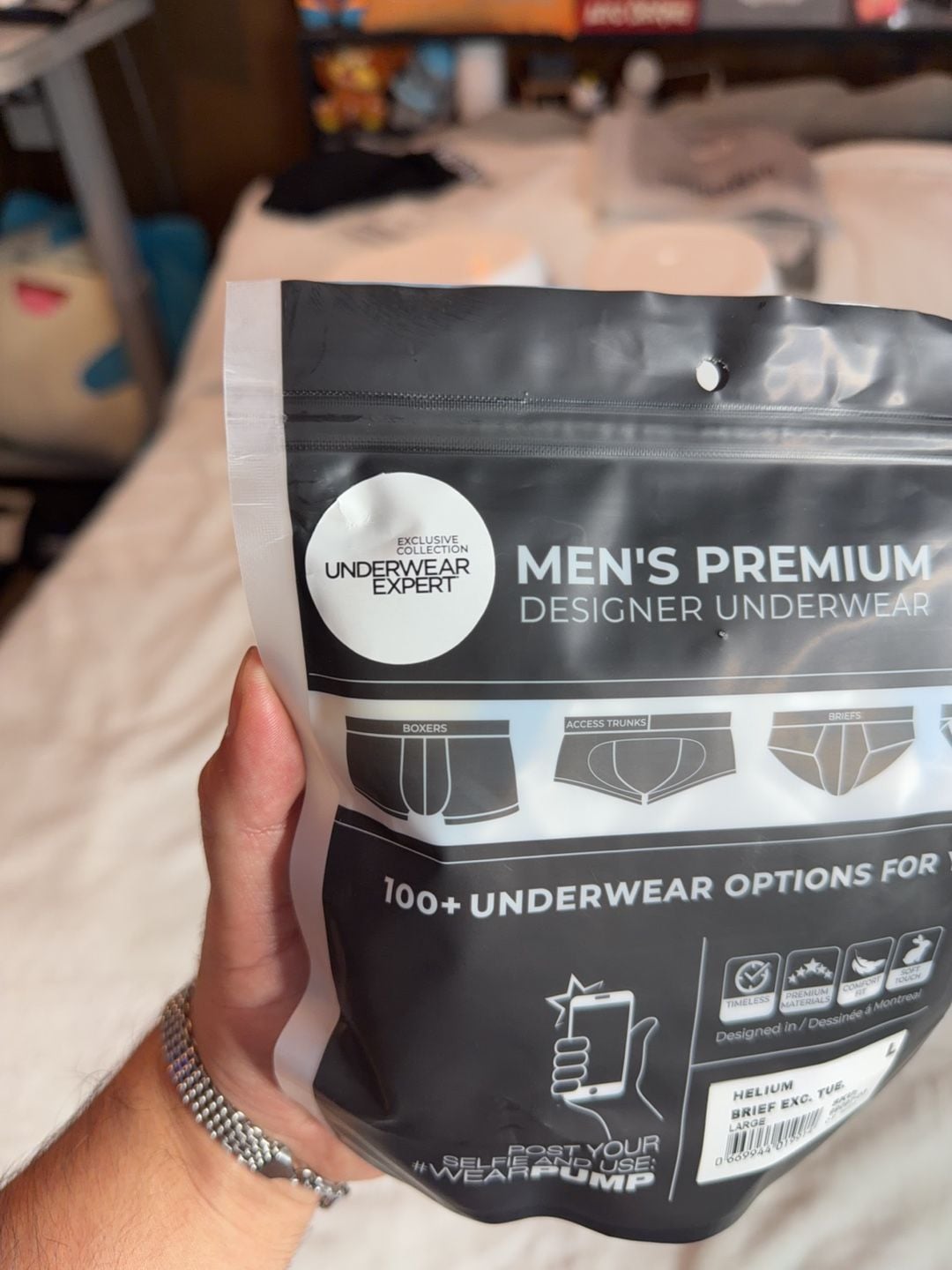 PUMP! Helium Brief Underwear Expert Exclusive Size Large 8