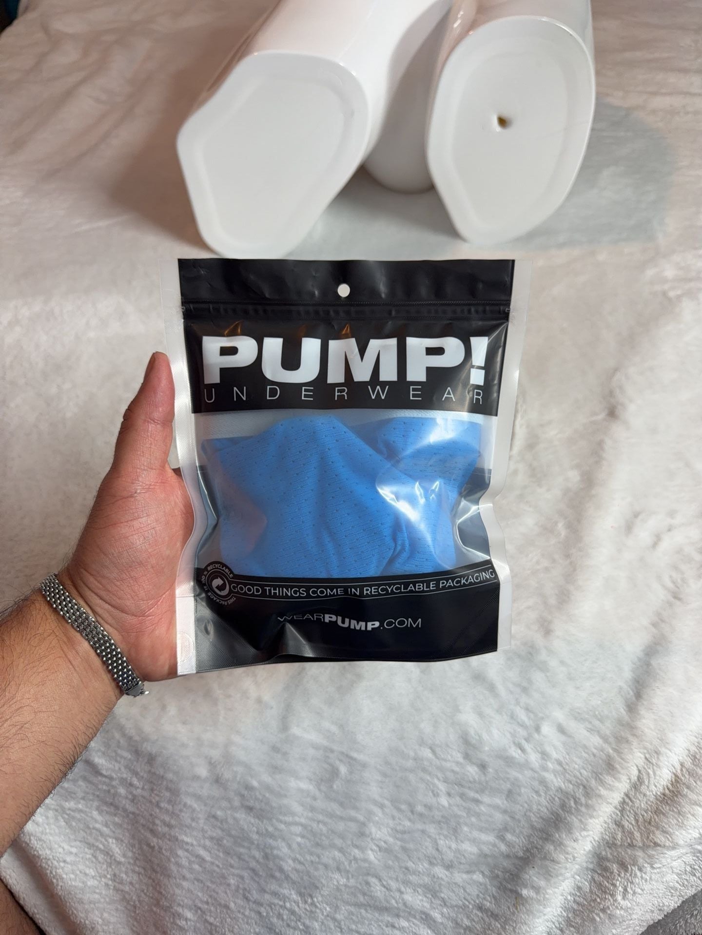 PUMP! True Blue Brief Size Large 9