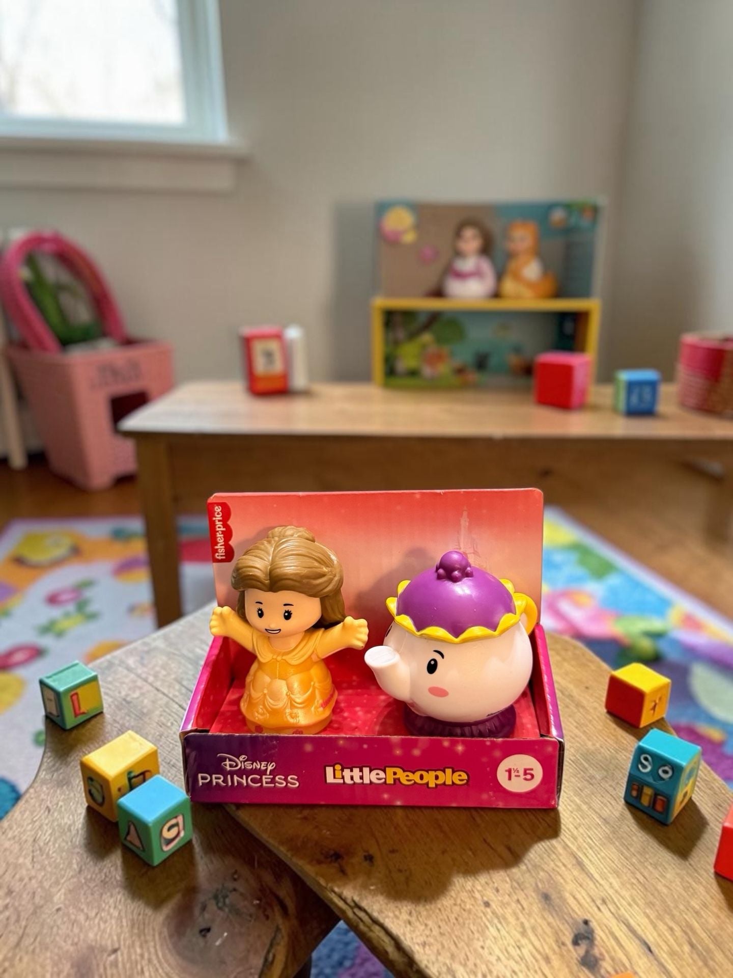 Little People Fisher-Price Disney Belle & Mrs Potts Beauty and the Beast *New* 1