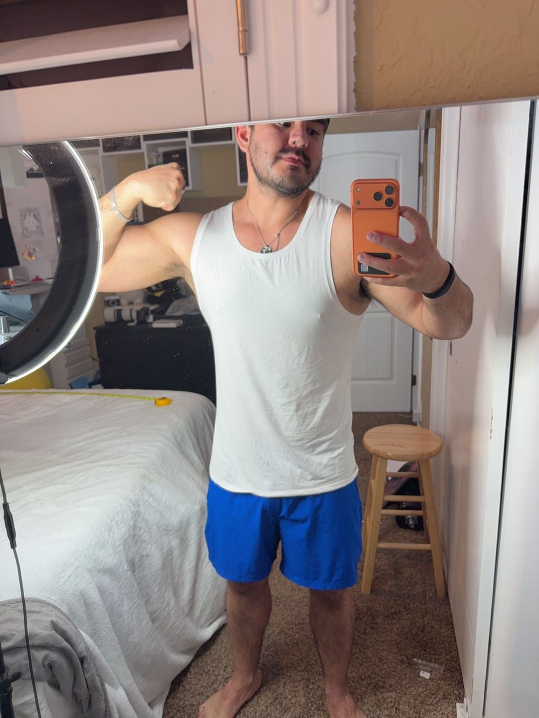 SKIMS Men's Modal Tank Top White Size L 2