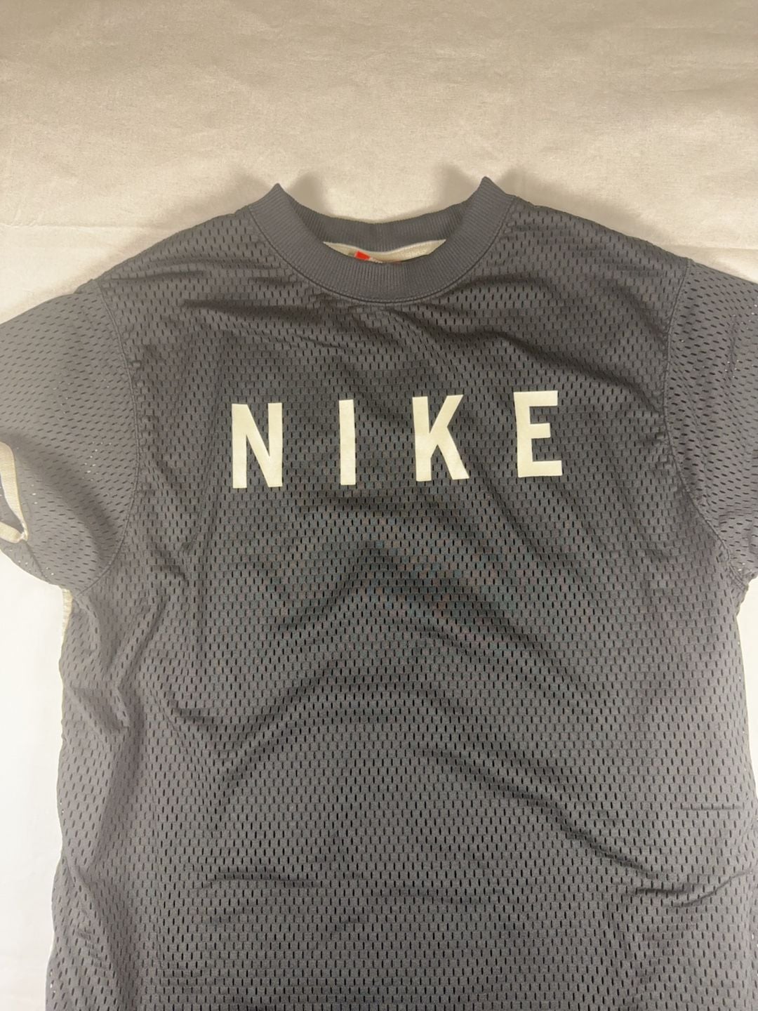 Nike Women's Sportswear Mesh Short Sleeve T-Shirt Dress - Black/Light Bone 3