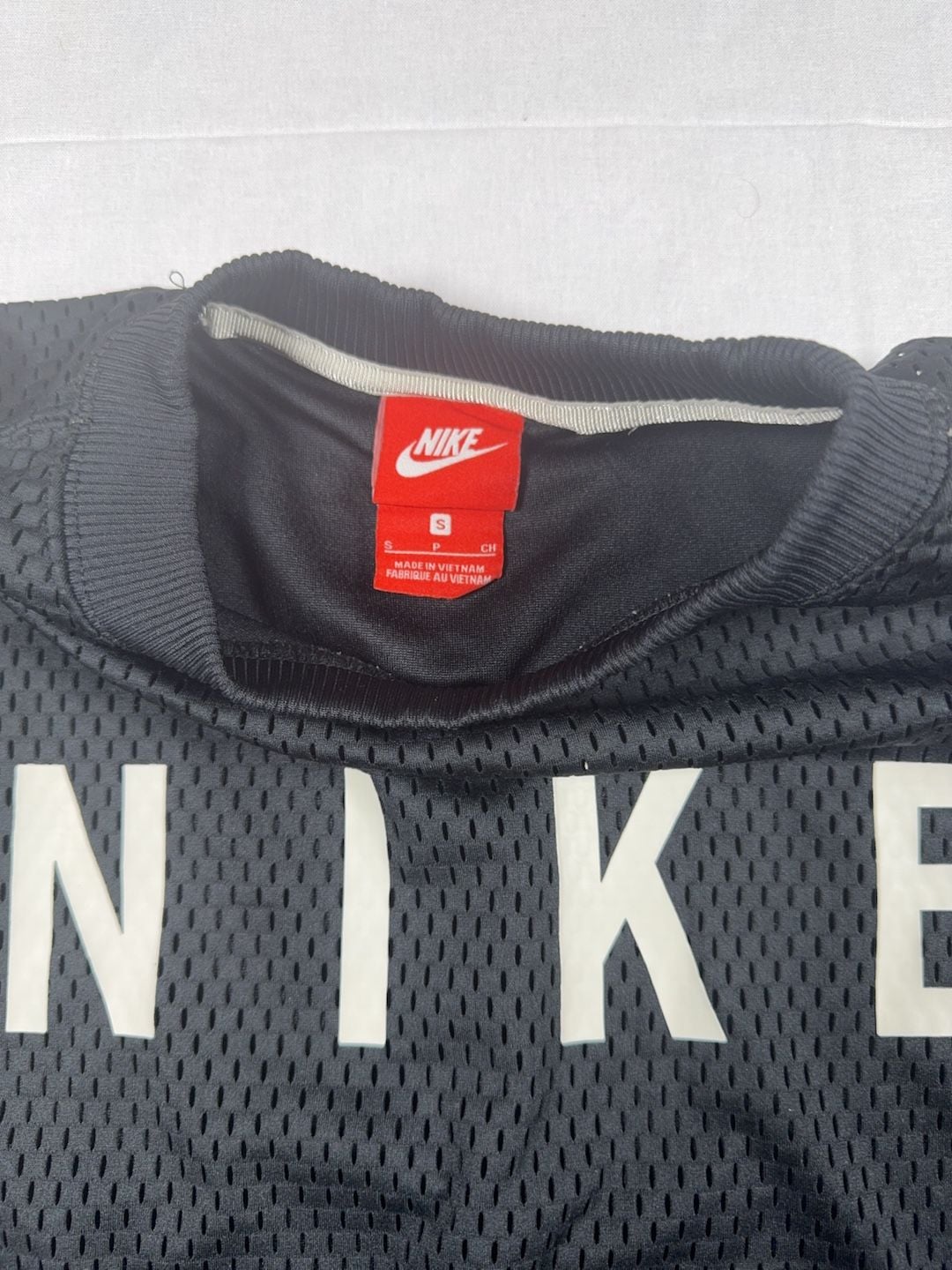 Nike Women's Sportswear Mesh Short Sleeve T-Shirt Dress - Black/Light Bone 4