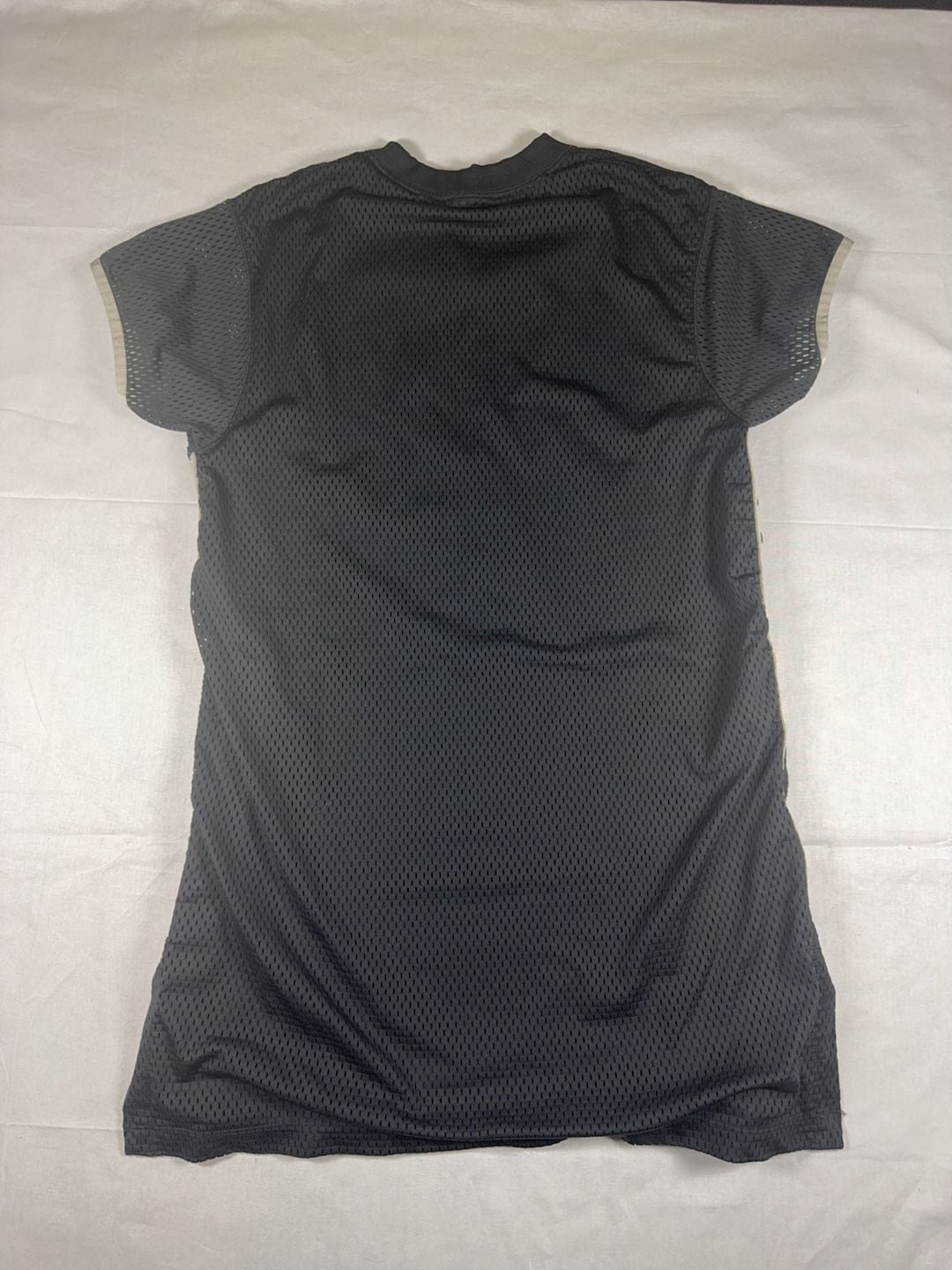Nike Women's Sportswear Mesh Short Sleeve T-Shirt Dress - Black/Light Bone 5