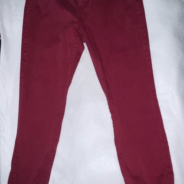 KUT from the Kloth Burgundy Skinny Pants Size 8P