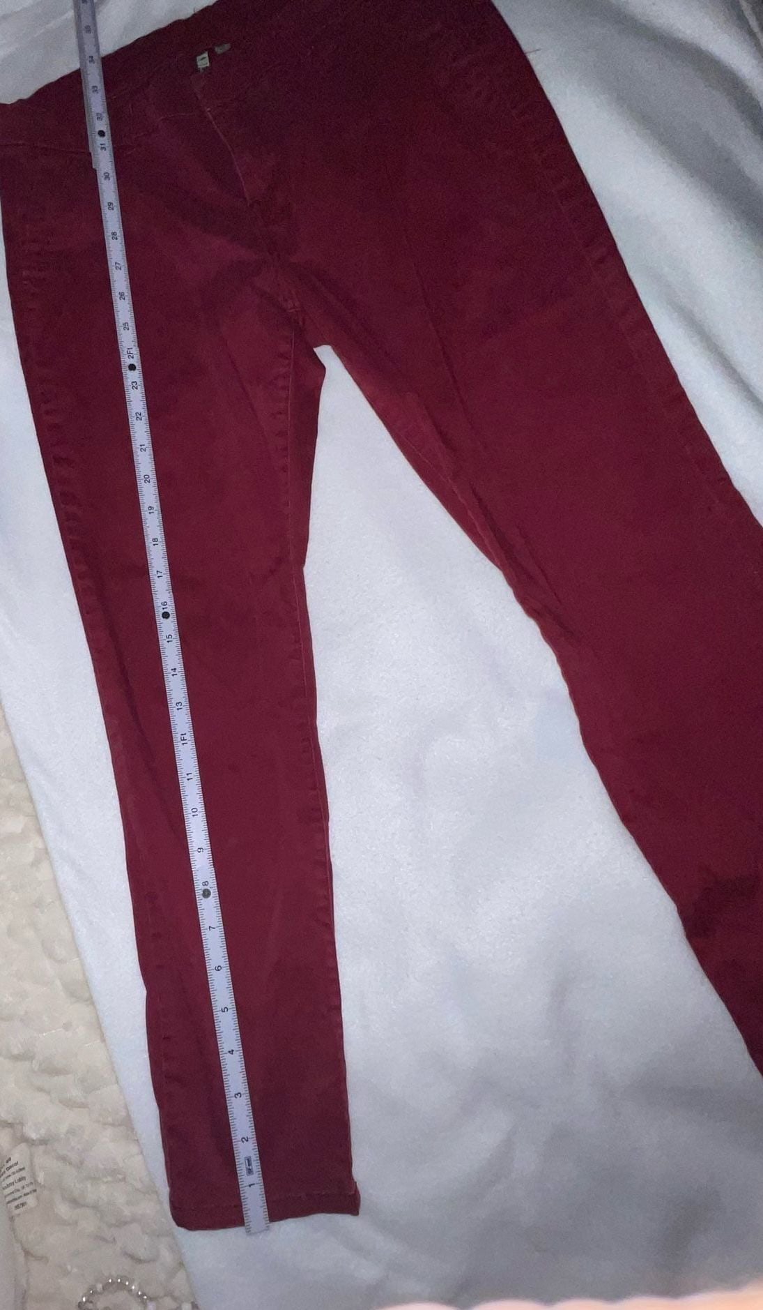 KUT from the Kloth Burgundy Skinny Pants Size 8P 4