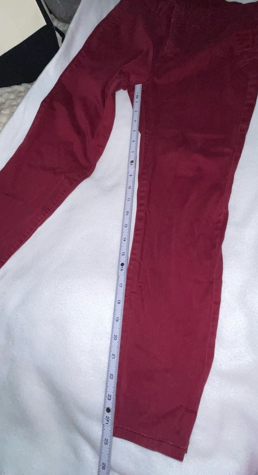KUT from the Kloth Burgundy Skinny Pants Size 8P 5