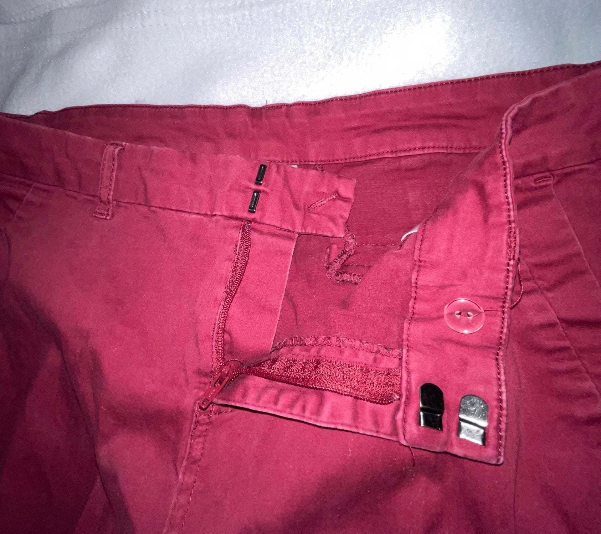 KUT from the Kloth Burgundy Skinny Pants Size 8P 7