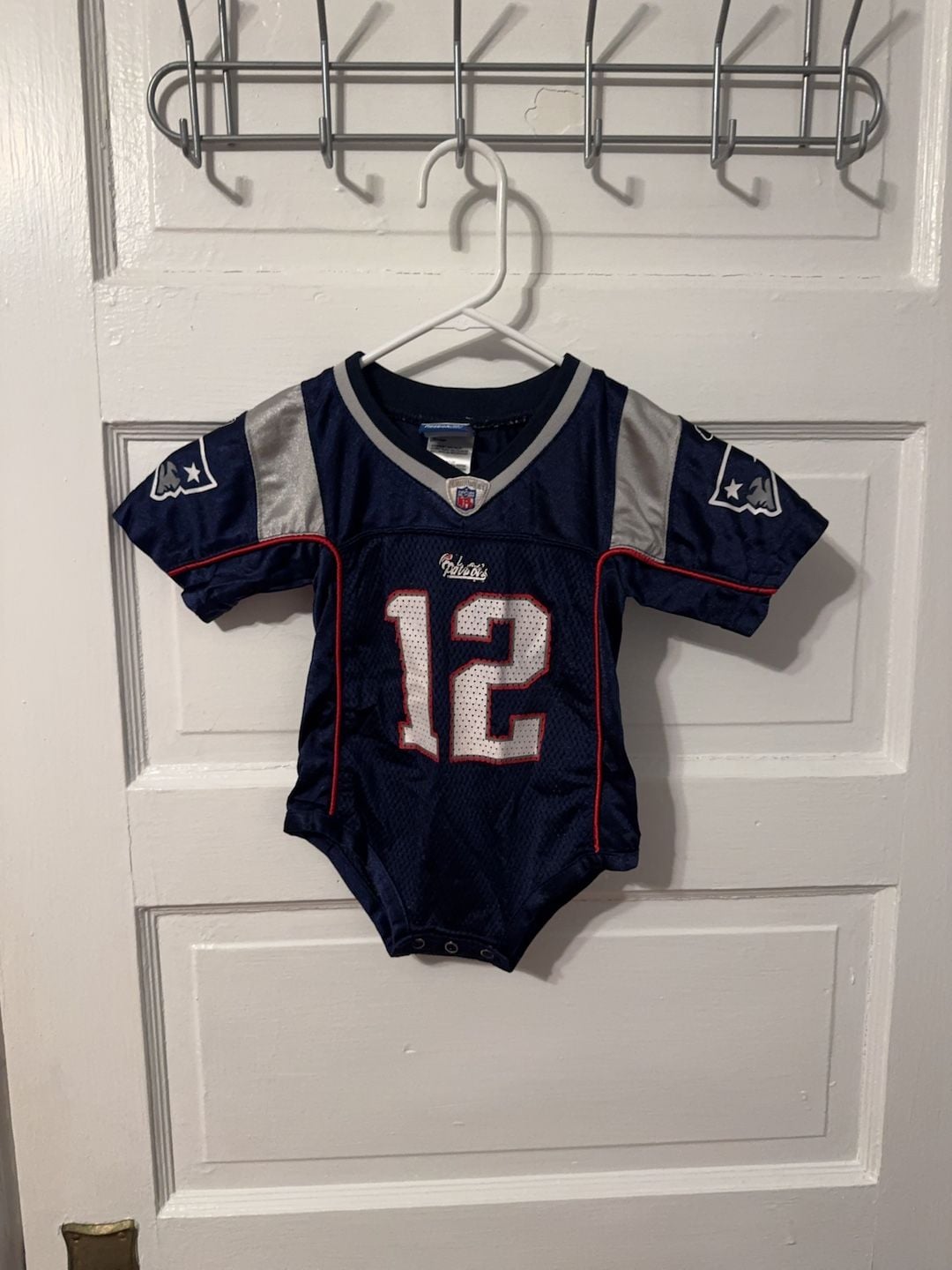 Reebok New England Patriots Tom Brady 12 Infant Football Jersey Onsie 2