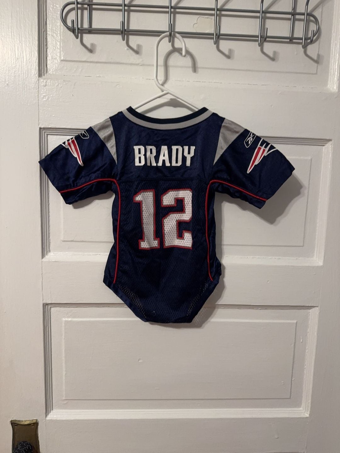 Reebok New England Patriots Tom Brady 12 Infant Football Jersey Onsie 5