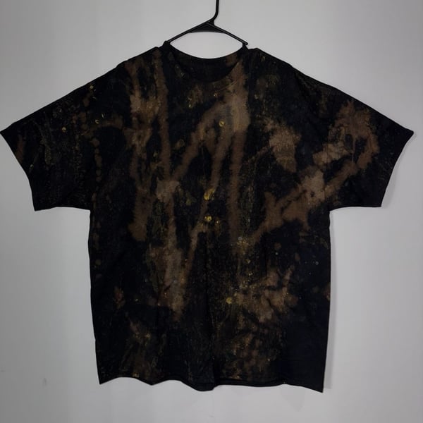 Custom Bleach Wash Black T-Shirt