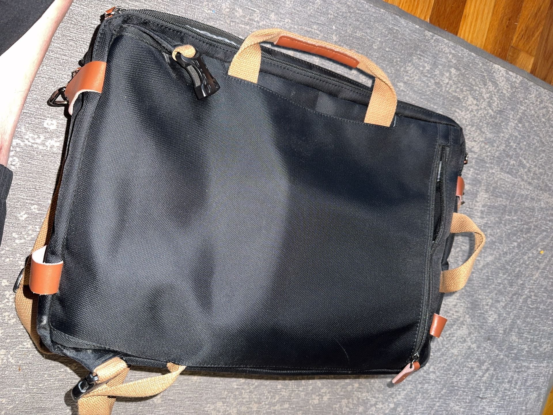Looibell Convertible Laptop Briefcase Backpack 7