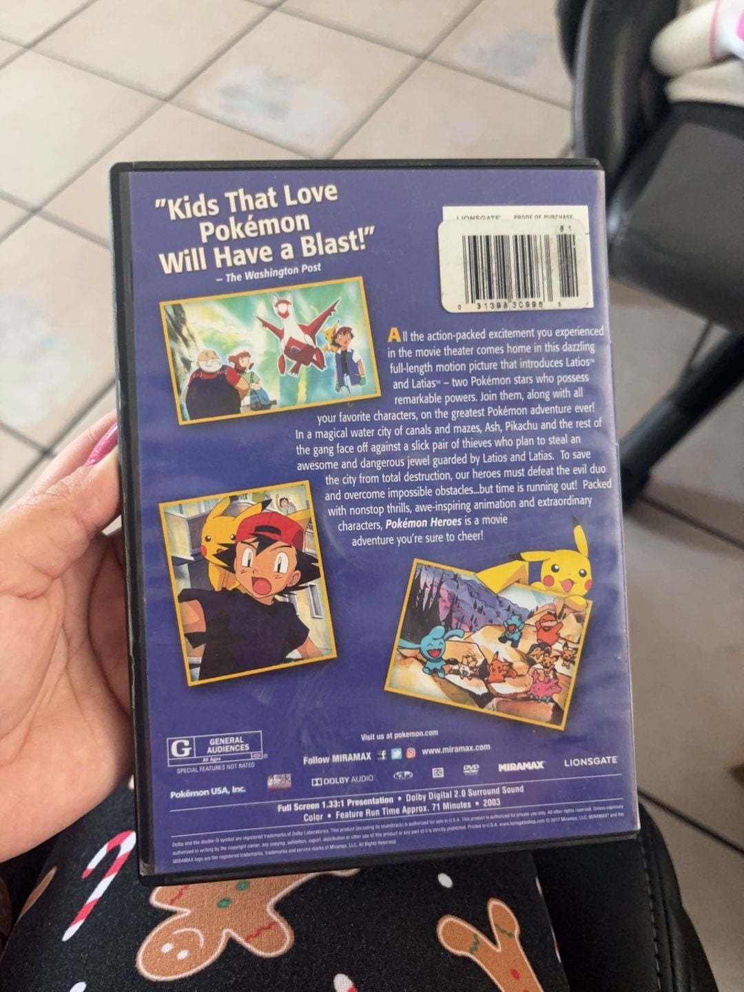 Pokémon Heroes: The Movie DVD (2003) 2