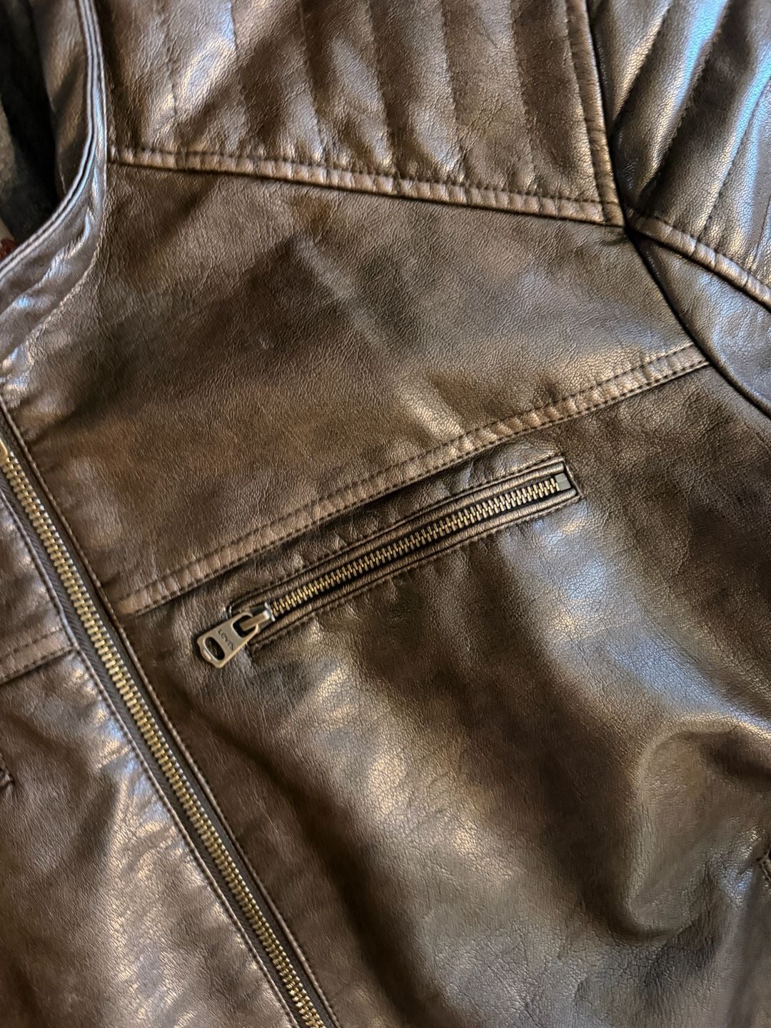 Men's Levi's® Faux-Leather Hooded Racer Jacket 5