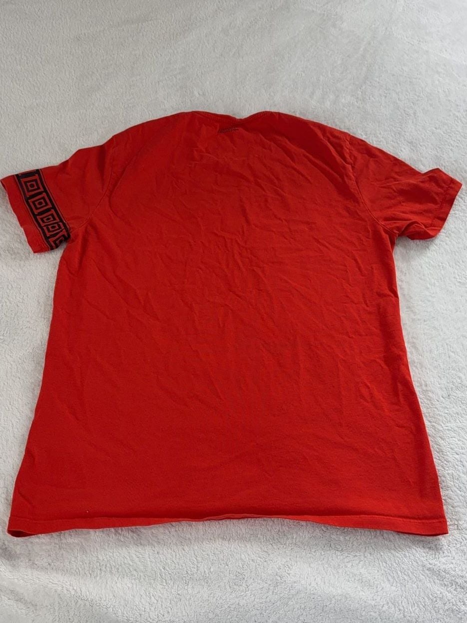 Versace Collection Red Greek Key Trim T-Shirt XXL 8