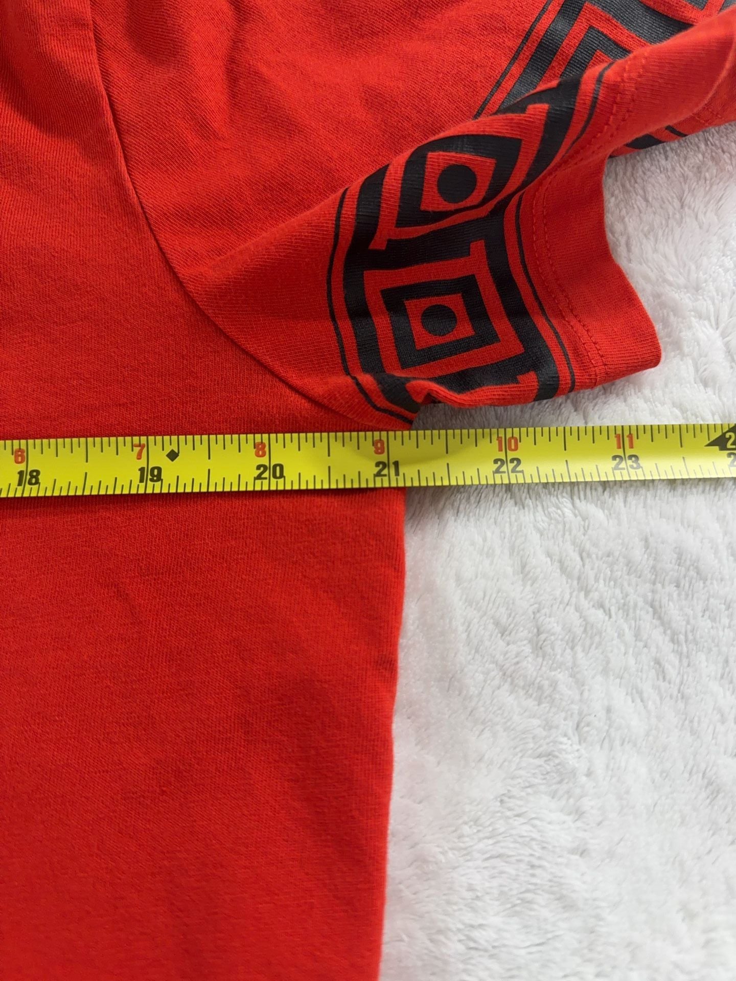 Versace Collection Red Greek Key Trim T-Shirt XXL 10