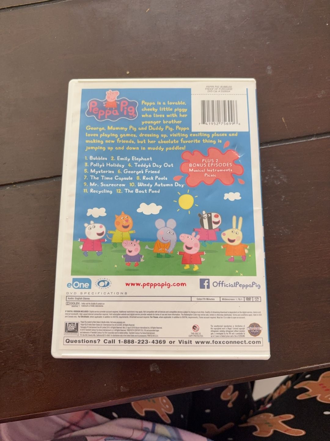 Peppa Pig: Bubbles DVD 2