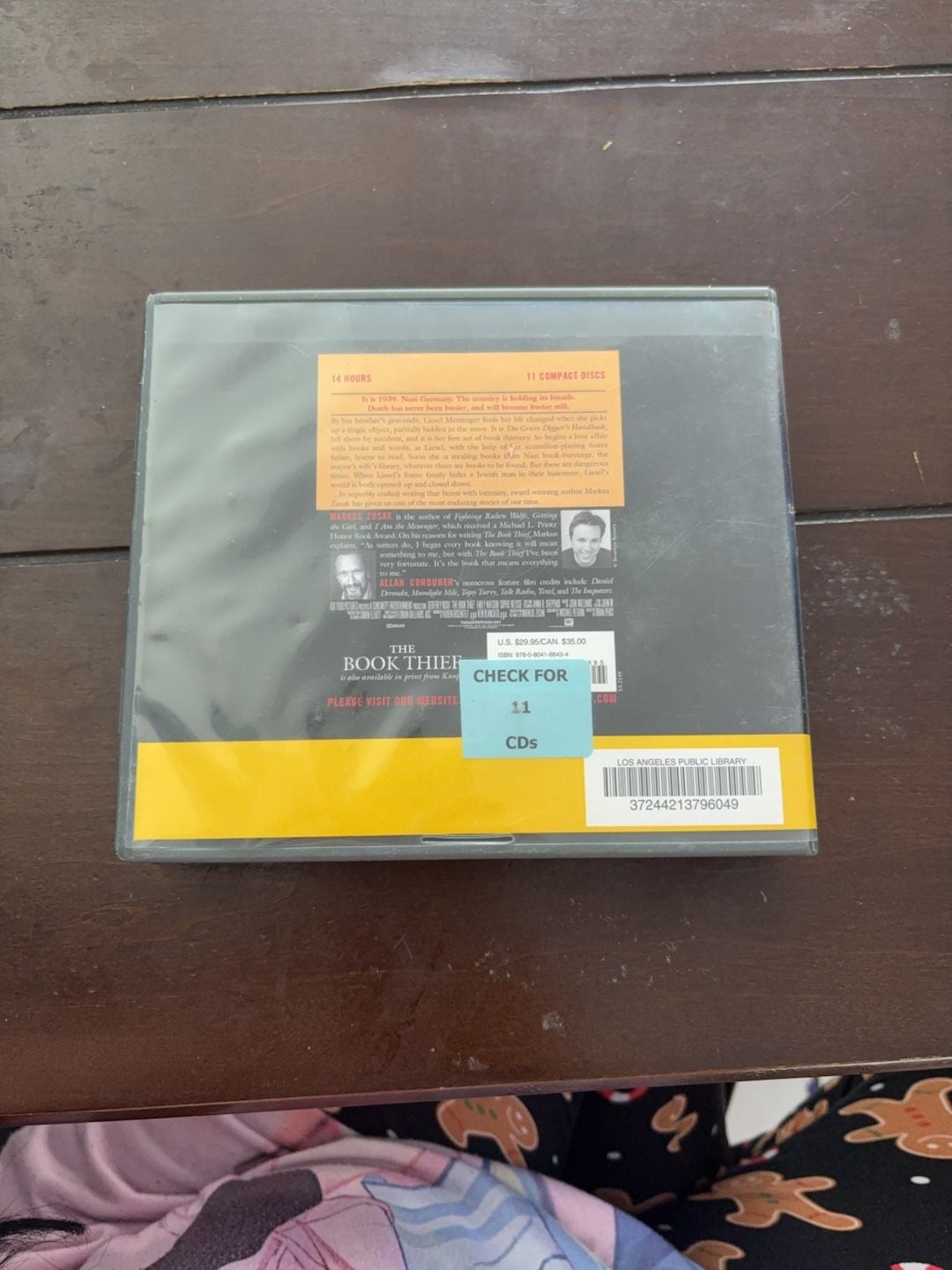 The Book Thief by Markus Zusak Unabridged Audiobook 11-CD Set 2
