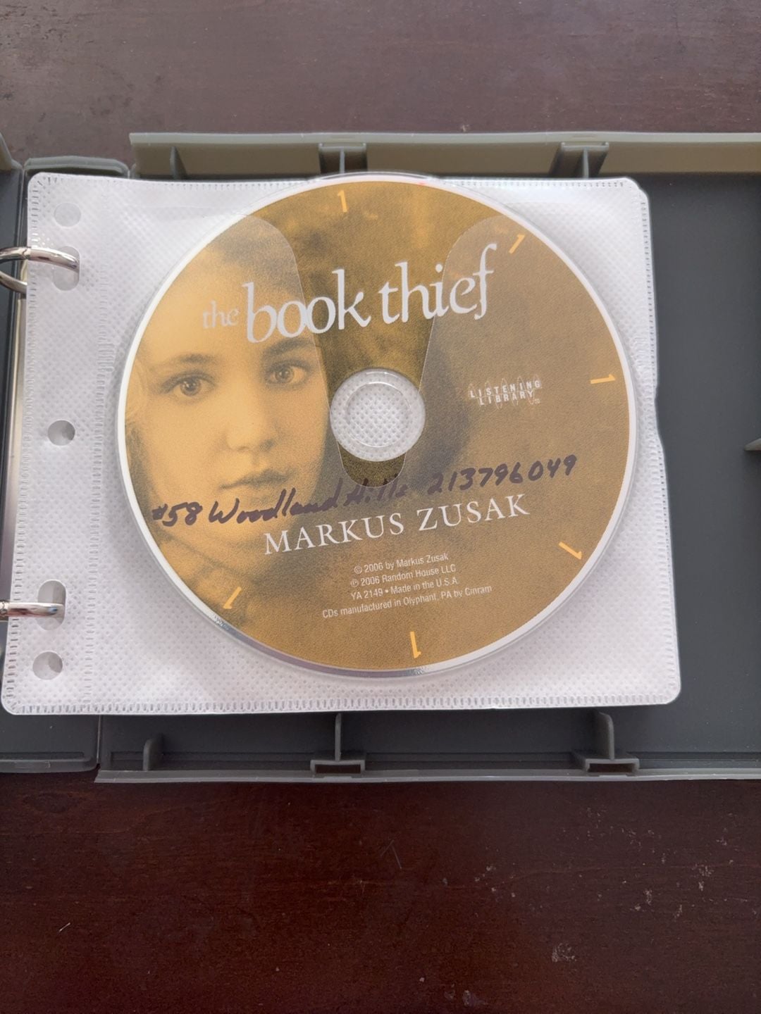 The Book Thief by Markus Zusak Unabridged Audiobook 11-CD Set 3