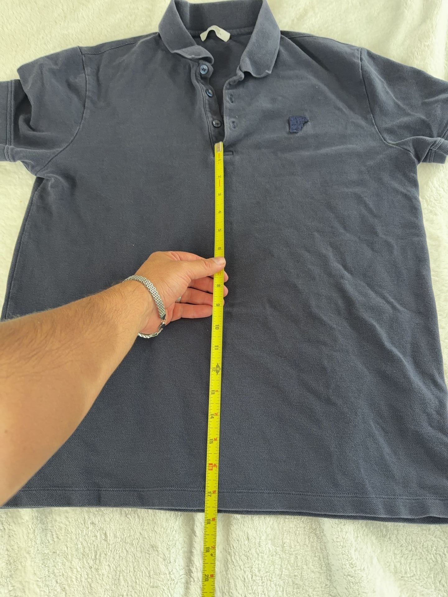 Versace Collection Medusa Logo Polo Shirt Navy 11