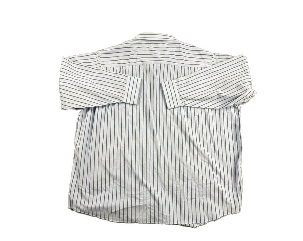 Geoffrey Beene Wrinkle Free Striped Dress Shirt Size 20 34/35 Big 4
