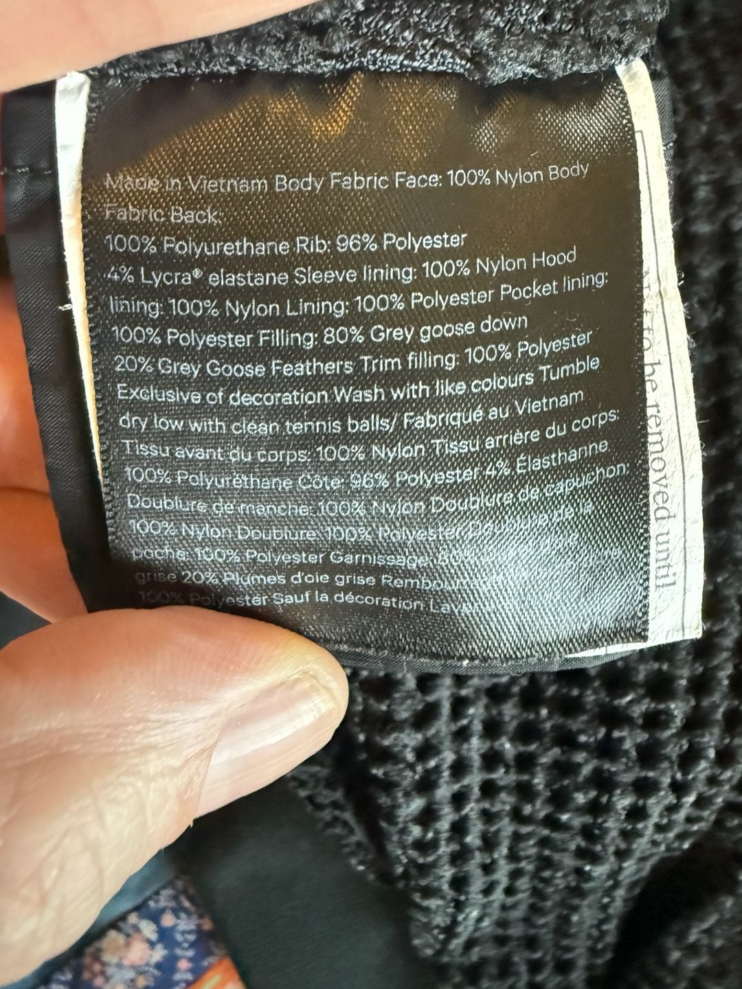 Lululemon Down-Filled Bomber Jacket Black 4