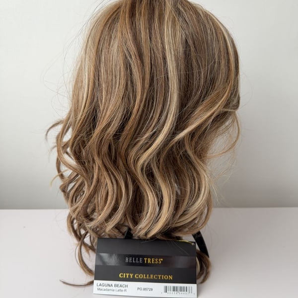 Belle Tress City Collection Laguna Beach Wig in Macadamia Latte-R