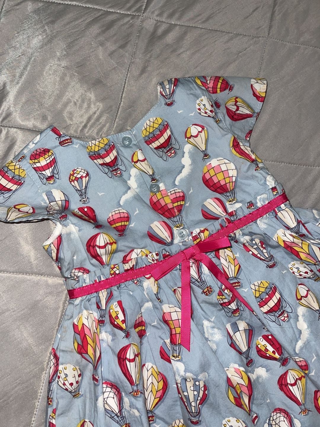 Blueberi Boulevard Hot Air Balloon Print Dress Size 4T 6