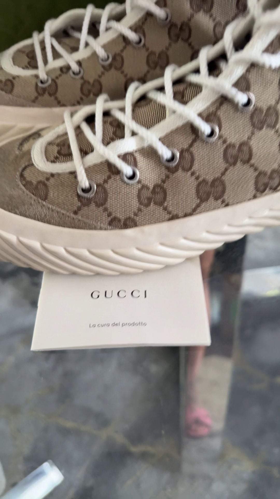 Gucci GG Supreme Canvas High-Top Sneakers 2