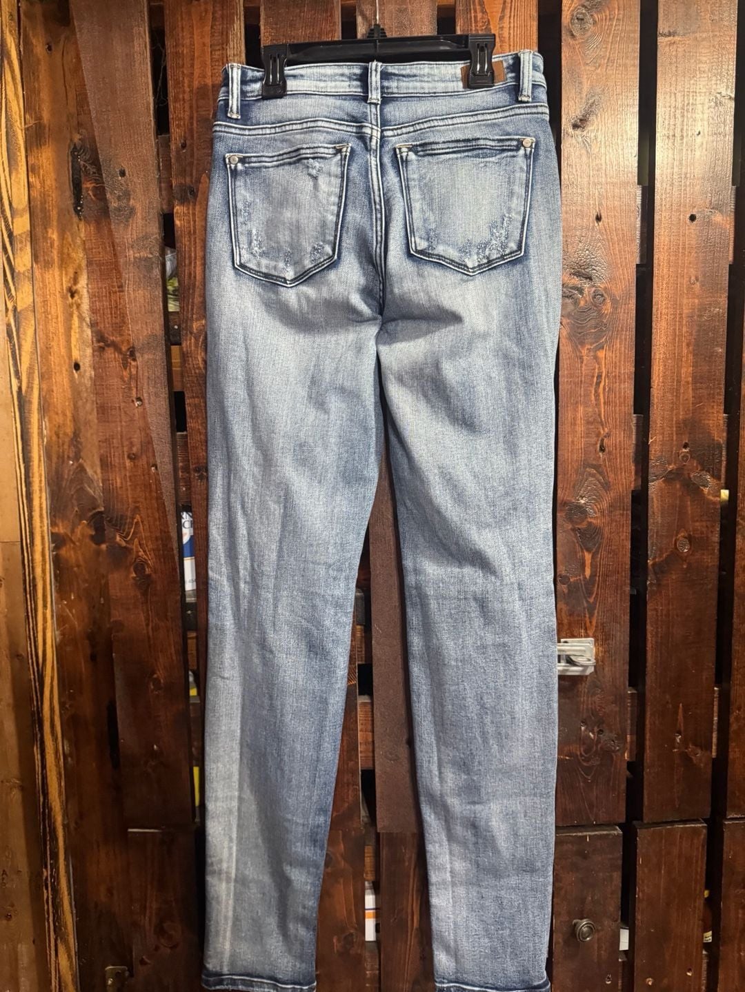 Judy Blue High Rise Button Fly Distressed Boyfriend Jeans Size 1/25 5