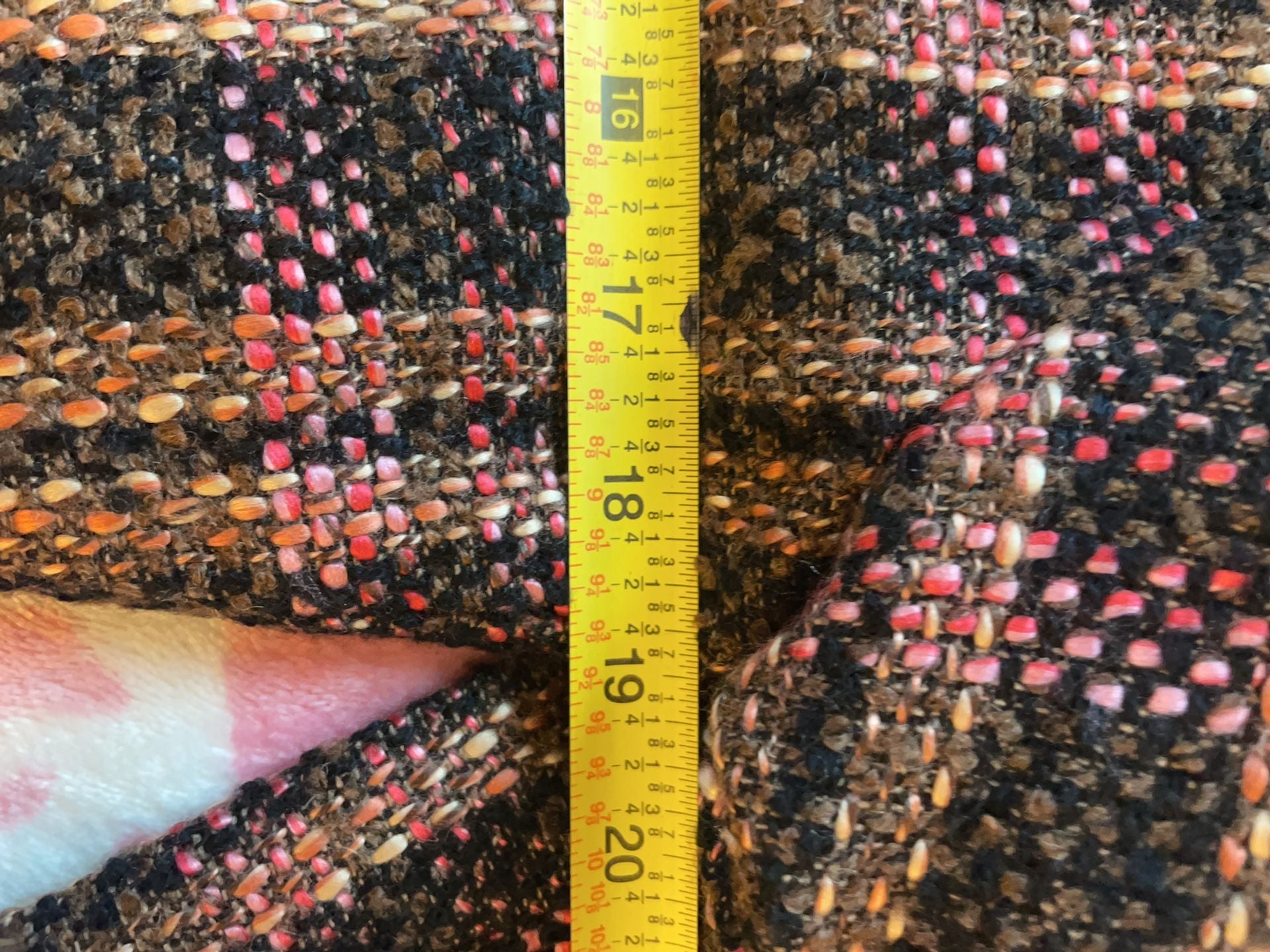 Fundamental Things Tweed Plaid Blazer Jacket Size 14 12