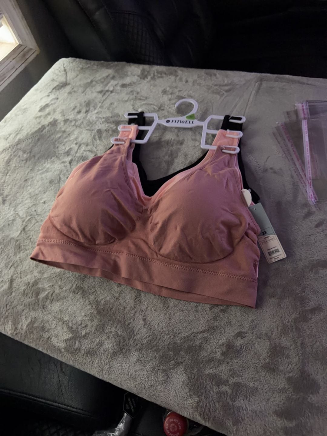 Fitwell 3-Pack Seamless Comfort Bras Size 3X Style 79706FF 1