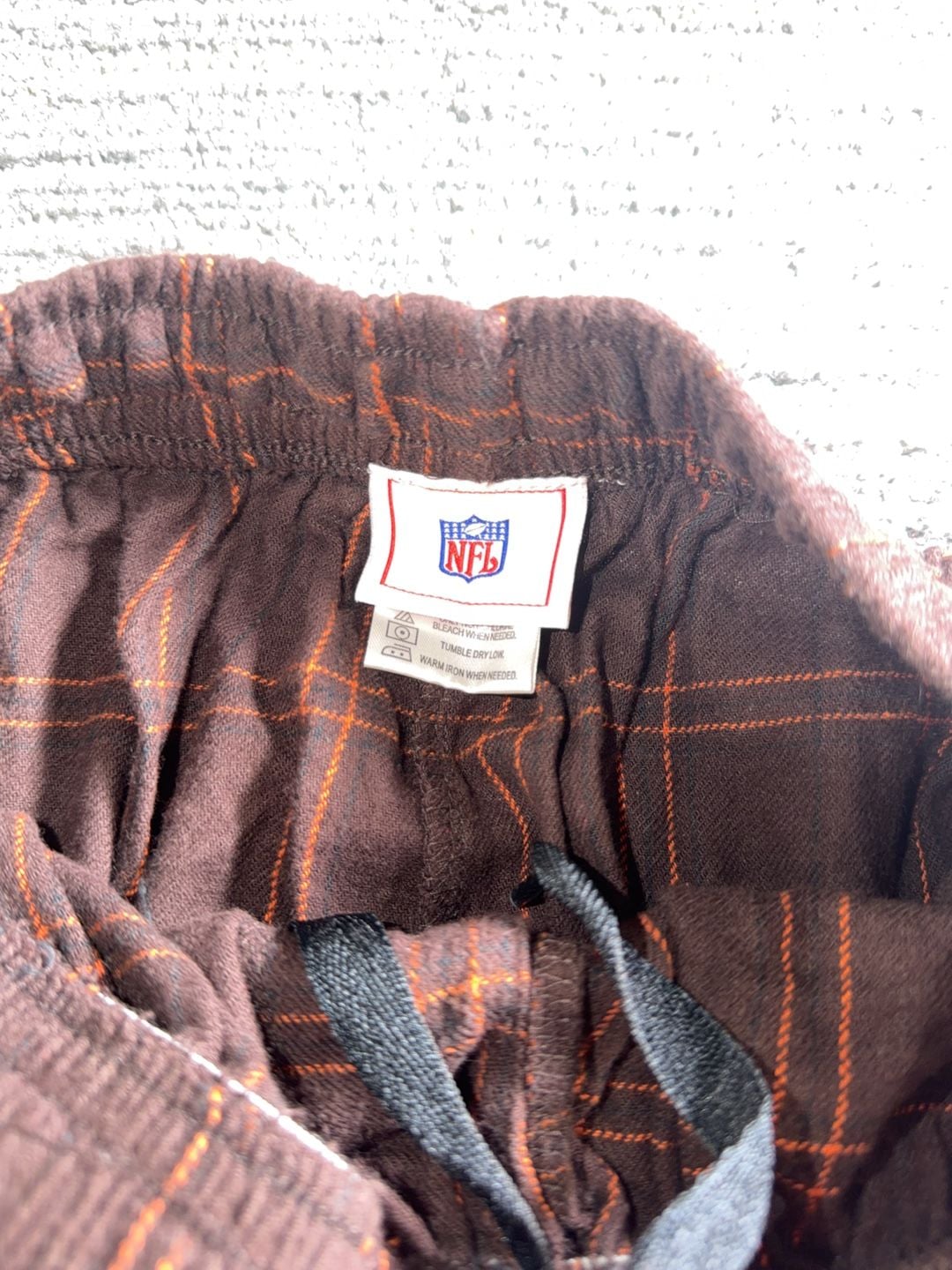 Cleveland Browns NFL Plaid Flannel Boxer Shorts Size Small 4